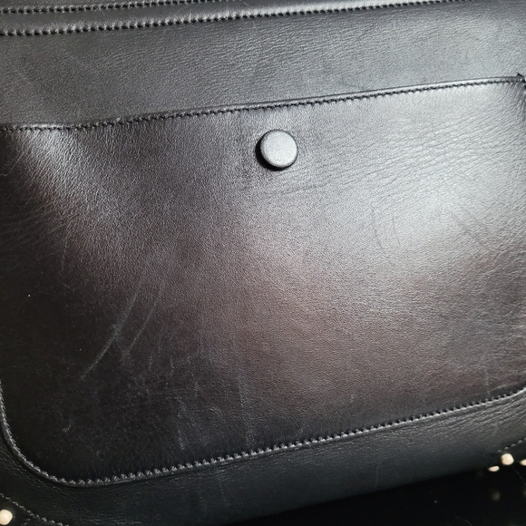 TODS Wave Gommini Black Leather Satchel - Picture 5 of 16